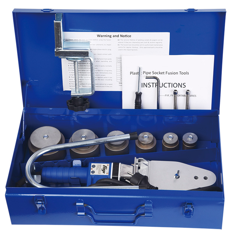 FYF63 مقبس درجة حرارة ثابتة لحام الأنابيب البلاستيكية PPR